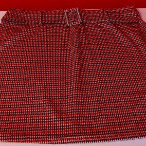 Stretchy Y2K -does-60s style mini skirt